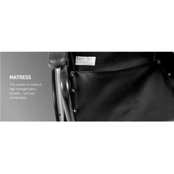 ODM Hôpital Medicaid Pharmacie Fauteuil Roulant Conception Ergonomique Acier Chromé