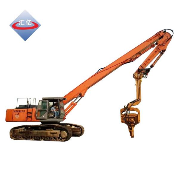 Fondation Construction Excavator Boom Arm Hydraulic Pile Driver HG785