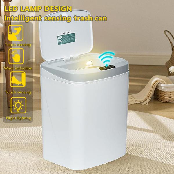 Automatic Steel Trash Can Production Line Pet Sensor Trash Can Feidash Touchless Trash Can