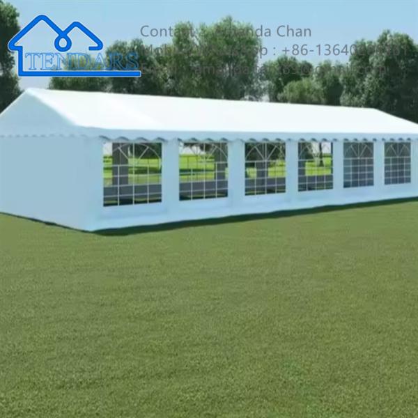 Quadro de alumínio branco de luxo, venda por atacado de festas de casamento ao ar livre