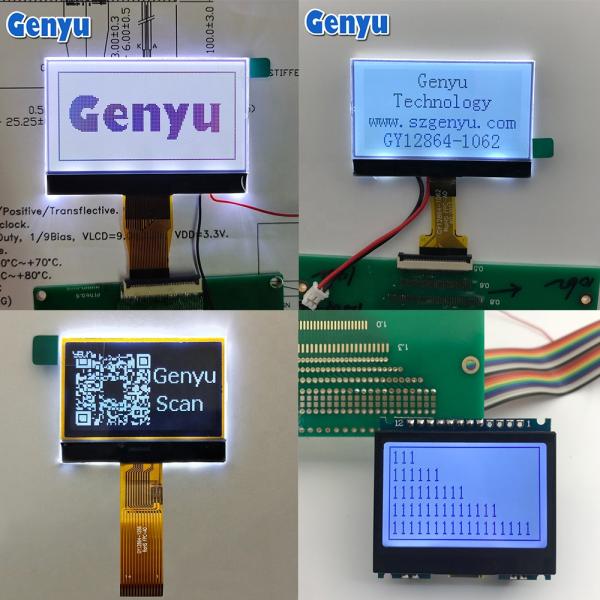 128x64 Fstn COG LCD Display Module I2c Spi St7567 26pin Screen Monochrome Display 12864 Mono LCD Graphic Display ST7567 or UC1701