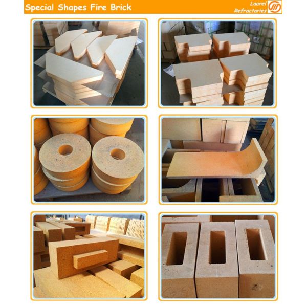 1300C - 1800C High Alumina Brick Kiln Refractory Clay Bricks