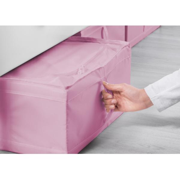 Puting Portable clothes storage bag customized sorting dust cover blanket Oxford Fabric White purple 93*55*19cm