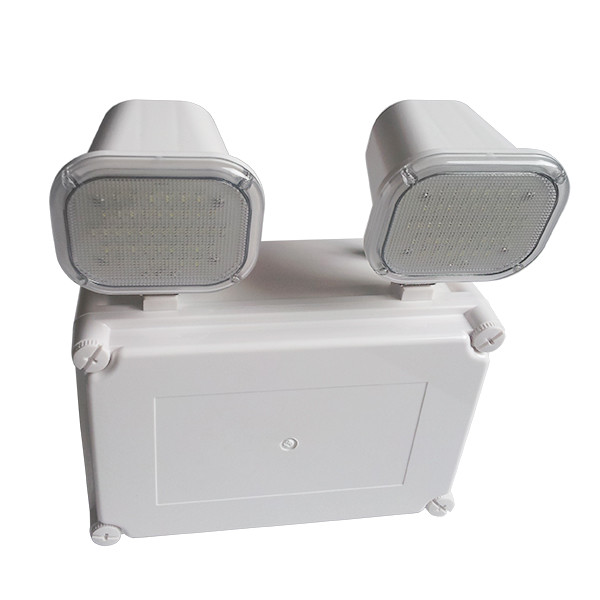 2x6W LED Twin Spot Emergency Rechargeable Light IP65 Waterproof TL084AN