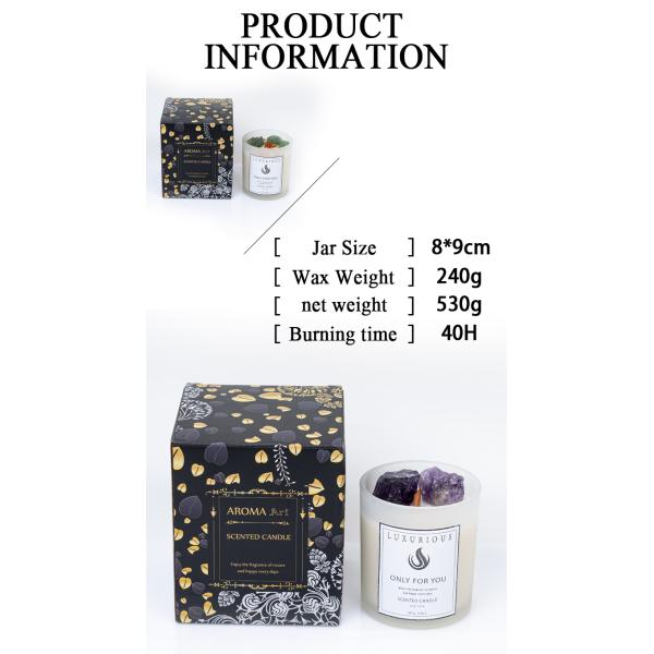 Private Label Glass Jar Scented Candle Soy Candle Wax Handmade Aromatic Woodwick Candle