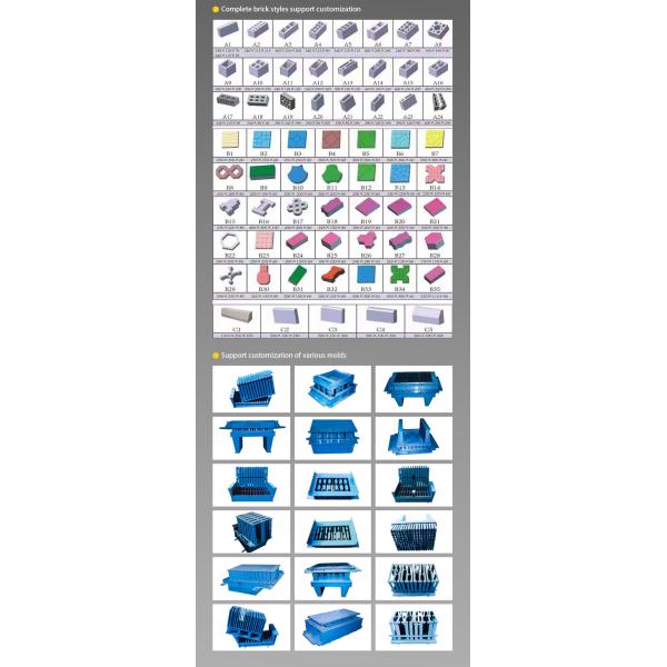Easy Operation Block Making Machine for Hollow Bricks Concrete Bricks and Hole Bricks