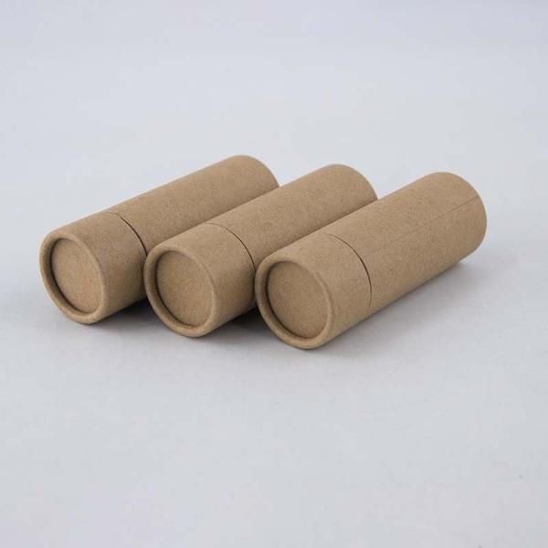 Food Grade Kraft Paper Round Tube Box For Tea Coffee Flower Gift Packaging Customizable
