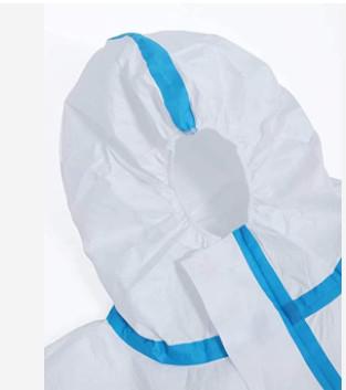 Waterproof Medical Disposable Protective Coverall With Tape