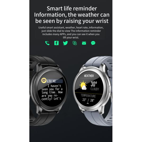 IOS CF22 240X240 андроида дозора отслежывателя сна Smartwatch медицинского контроля IP67 BLE умный