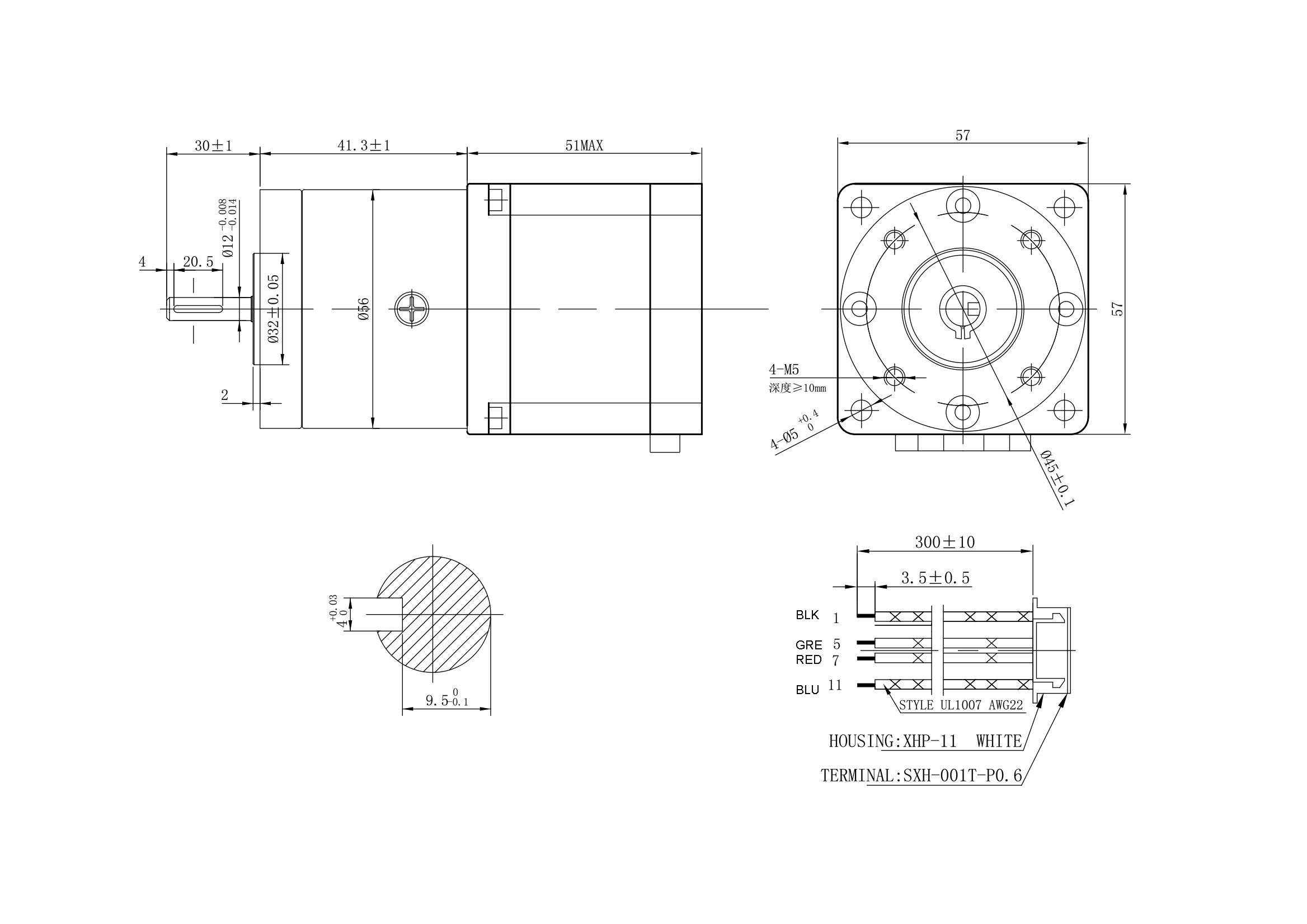 точность 9.6V Nema 23 коробки передач Stepper мотора 10kgcm 57mm планетарная высокая