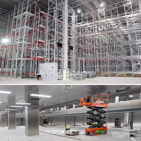 Four-Way Shuttle Pallet ASRS Cold Storage Warehouse Automatic Storage and Retrieval System Pallet Runner Racking