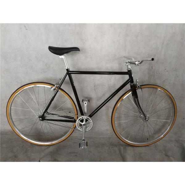 Lasco Adult Mens Single Speed Retro Bike Vintage 4130 City Bicycles Hybrid Chromoly Bikes 700*25C
