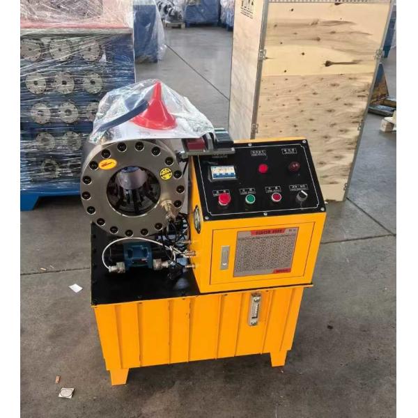 220v-415v Amarillo 6-51mm GRAN MAQUINIA DE GRIMPAMENTO DE HUEVAS de gran potencia Máquina de grimado de mangueras hidráulicas