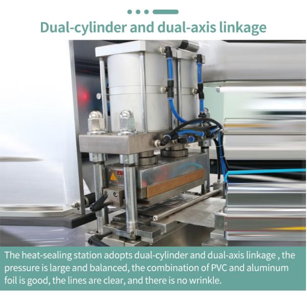 AL PL Blister Packing Machine Automatic Pill Tablet DPP