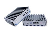 Ram duplo do Lan I7 8265u 16G do PC industrial Fanless da liga de alumínio