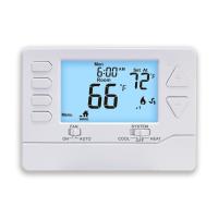 Riseem Ar condicionado Controlador de temperatura Sala de aquecimento HVAC Termostato programável com bateria multi-estágio