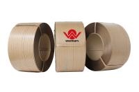 12mm Width Recyclable Paper Strap Tape / Kraft Paper Strapping Tape