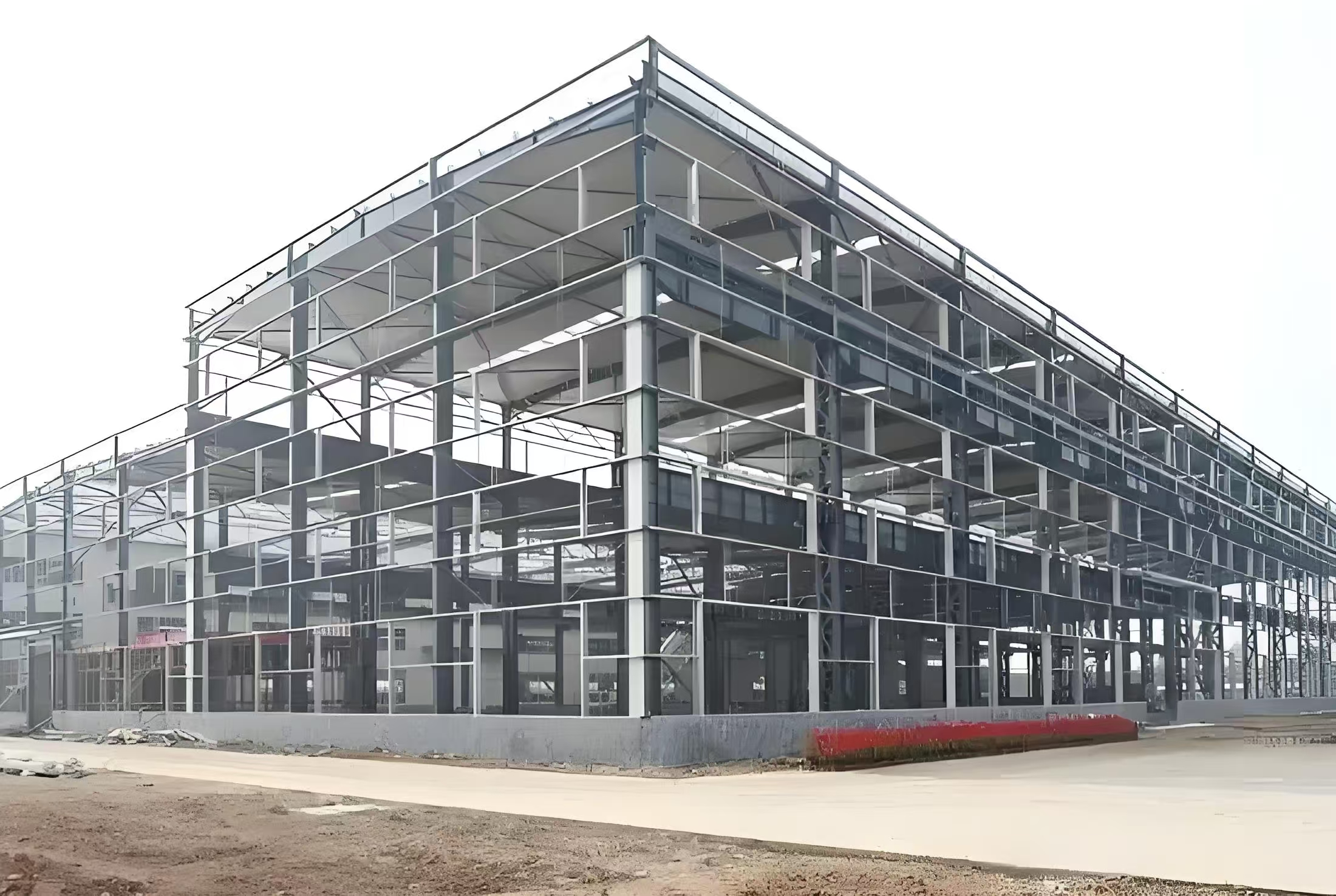 Lida China Factory Supply Prefabricated Steel Structure Building Cement Plant Warehouse Workshops Plants Industrial Design