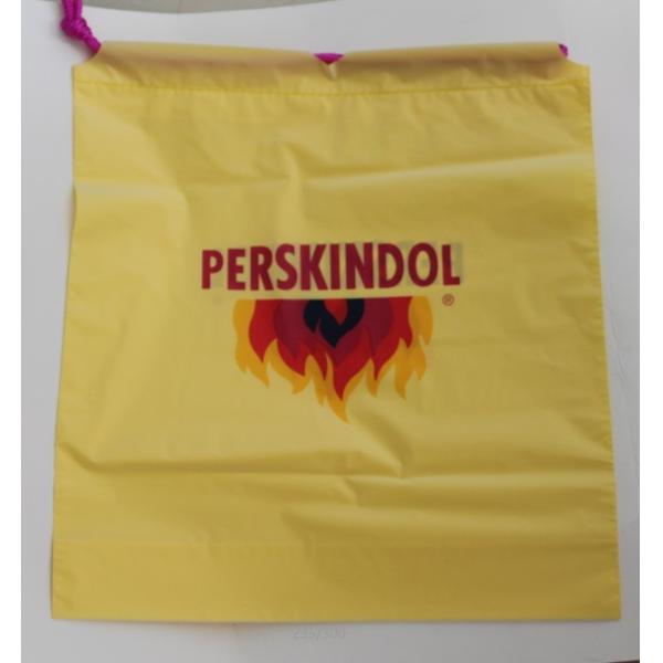 Los bolsos de lazo promocionales de la malla de nylon impermeable amarilla/personalizaron bolsos de lazo