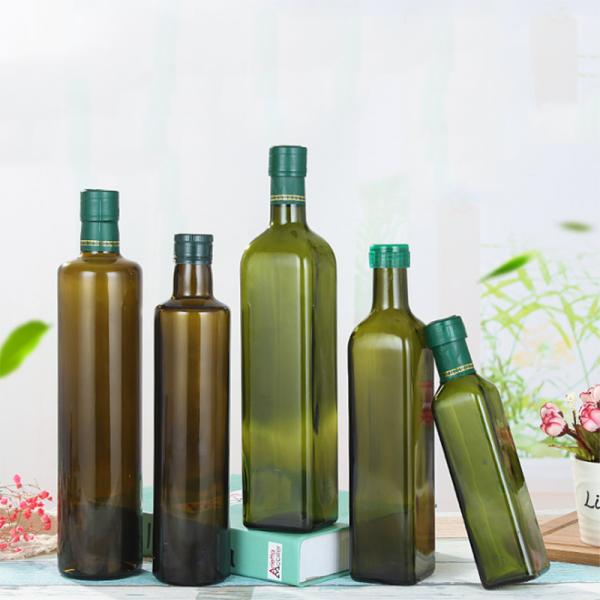Бутылка оливкового масла качества еды античная, бутылки соуса уксуса неэтилированные стеклянные