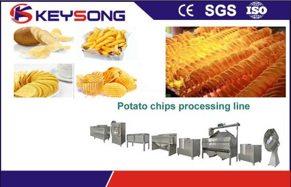 Small Potato Chips Making Machine Semi - Automatic Frozen French Fries Equipment