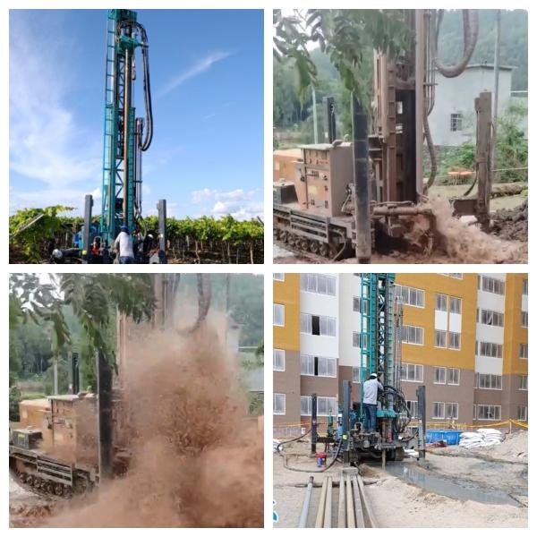 Underground Hydraulic Borehole Drilling Machine For Rock / Mountain / Desert