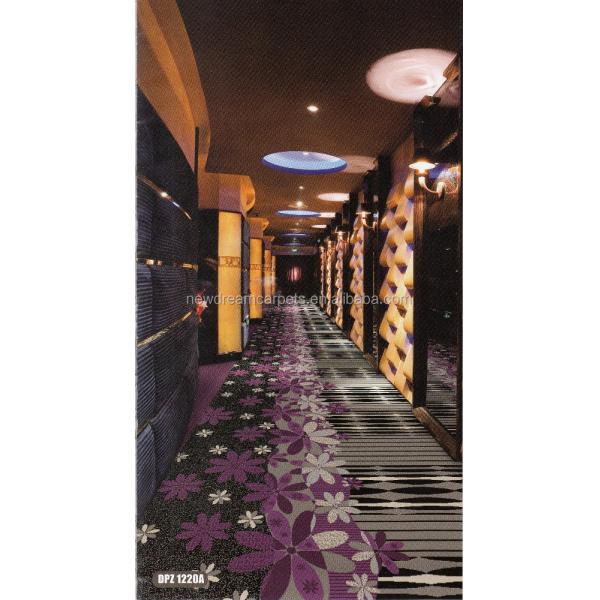 Machine-made Hotel Corridor Carpet in Jacquard Style for Your Requirements