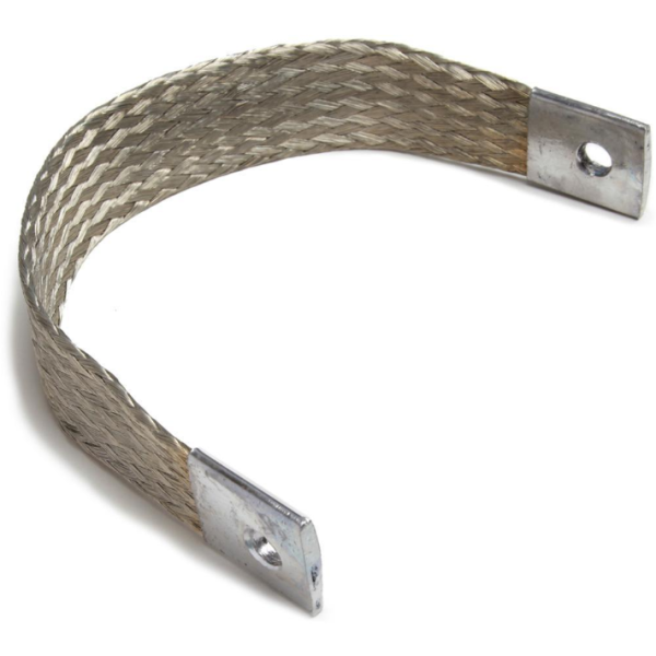 Electrical Bonding Connector Flexible Aluminum Braid Grounding Strap Aluminum Braided Wire