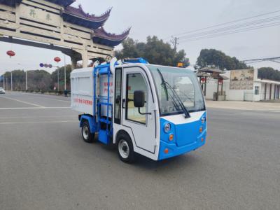 Four Wheel Side Hanging Bucket Truck Sanitation Electric Trash Collection Truck