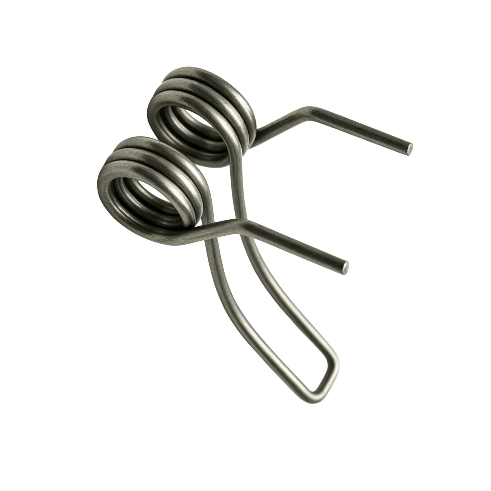 Double Torsion Spring with High Torque Performance, Custom Spring Geometry, and Corrosion-Resistant Material Options