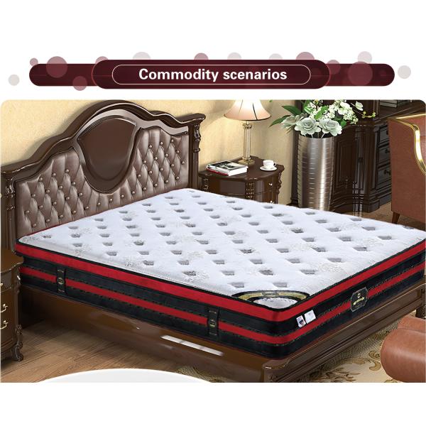 Modern Home Furniture Orthopedic Mattress with 3D Memory Foam and Independent Springs