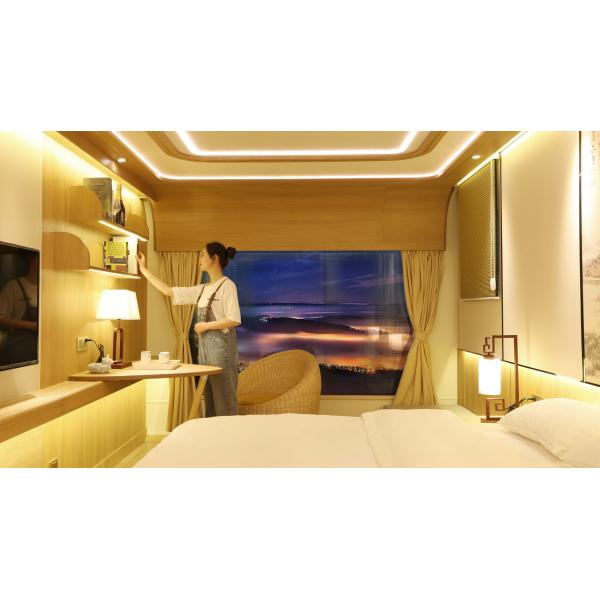 Hard Top Camping Caravan Hotel Caravan Luxury Trailer RV High End Camping Trailer Portable Living Space RV