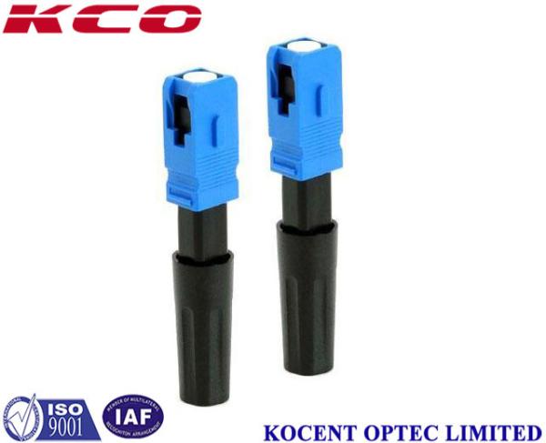 E2000 Multimode Fiber Optic Fast Connector , Sc Fiber Coupler  Assembly