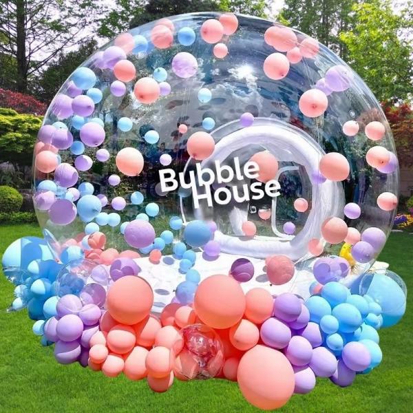 Max Capacity of 100kg Inflatable Waterproof Air Bubble Clear Dome Camping Tent House