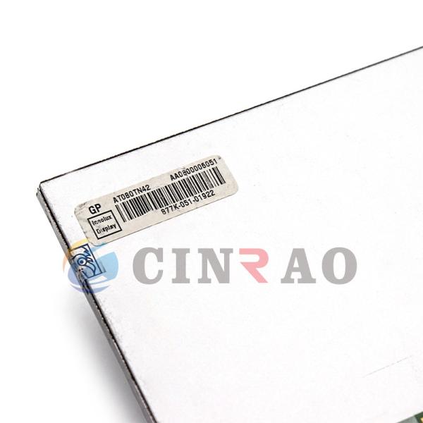 Durable LCD Car Panel Innolux TFT 8 Inch LCD Panel AT080TN42 6 Months