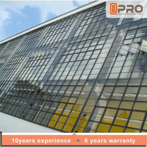 Fachada 5mm de alumínio arquitetónica da parede de cortina de 4mm