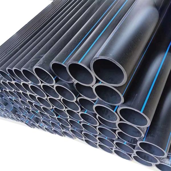 6 Inch Hdpe Water Supply Pipe Black Plastic Pe100 90mm Pe