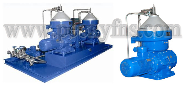 Separador de agua centrífugo del aceite del modelo PDSD8000-B2543 para el aceite marino y el gasoil