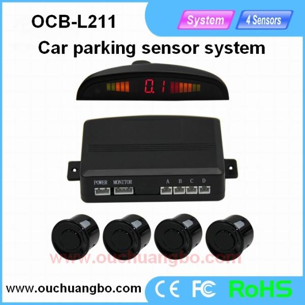 Ouchuangbo Car parking sensor system digital colored LED display working temperature OCB-L211