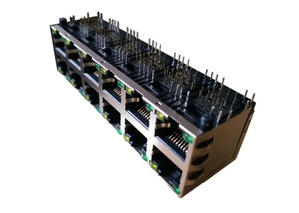 85728-1006 Gigabit  2x6 Rj-45 8P8C LPJG67090A88NL 1000Base-T Ethernet Jack