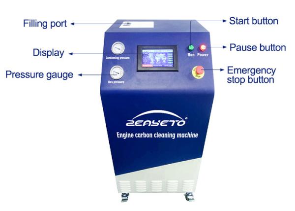 Automotive Hydrogen Engine Cleaning Machine HD Screen 50/60Hz 20 Minutes