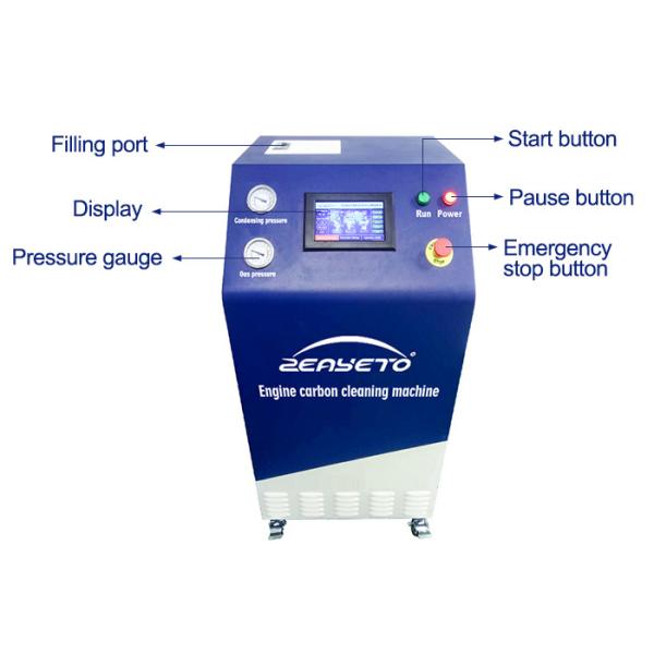 Engine Cleaning Equipment Engine Carbon Build Up Removal 110v Stainless Steel