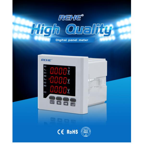 Three Phase Three Wire/Four Wire LED display digital panel meter generator Voltage Meter 80*80