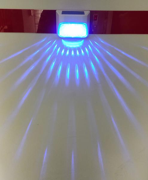A jarda posta solar impermeável do jardim IP65 ilumina 150 MAH Outdoor Mini Monocrystalline