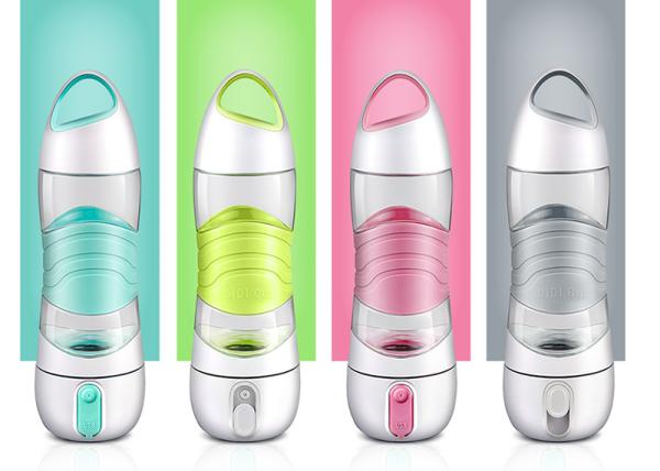 DIDI LED  Drink plastic sport cup fashionable water drinking bottle with Beauty Moisturing humidifier