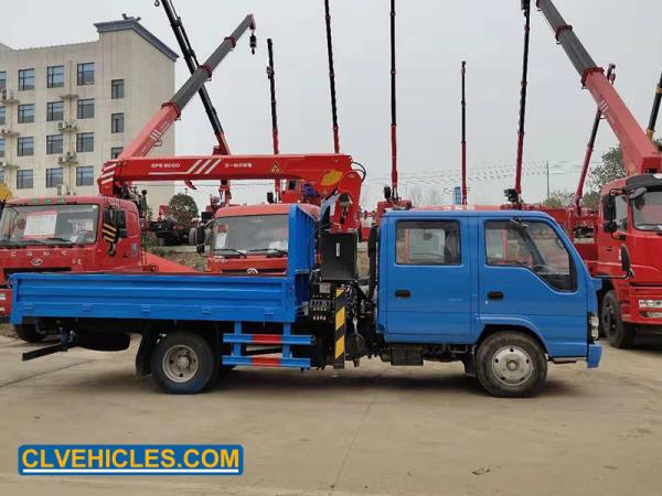 ISUZU 130hp Crane Truck Lifting 3 ton Construction Machinery