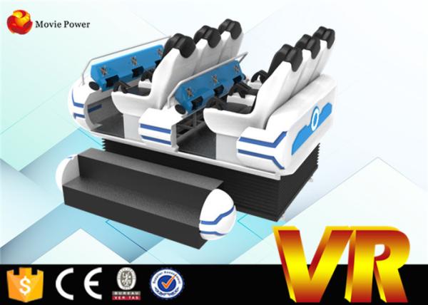 Electric 9D VR Cinema Game Simulator 6 Seater With Glasses