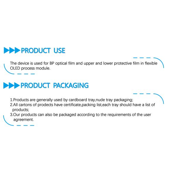 OLED Optical Antistatic Pet Release Film 25μM For Flexible OLED Process Module