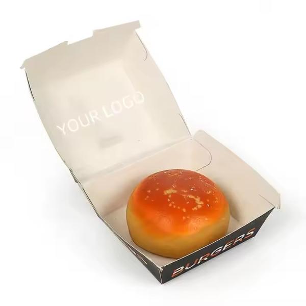 Custom Eco-Friendly Fast Food Burger Box with Logo 7-10 Days Sample Time