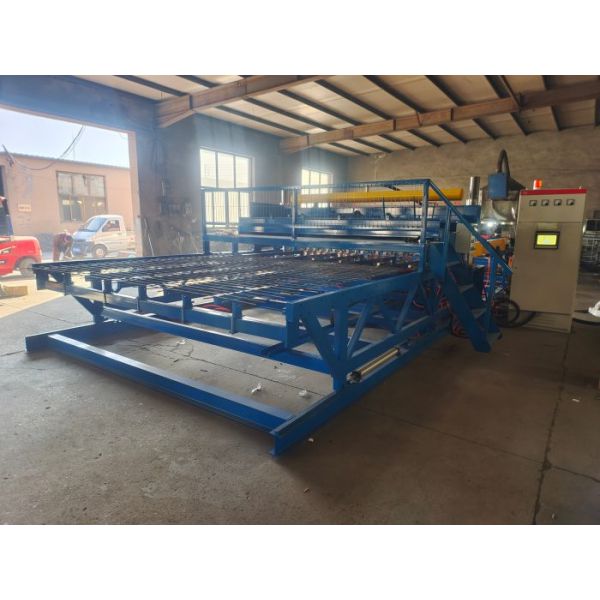 Rebar Diameter 5-12mm Mesh Width 2.4m Rebar Steel Wire Mesh Welding Machine